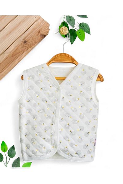 voyyo kids baby New Born Baby 0-3-6-9-12 Months Vest with Crow Detail