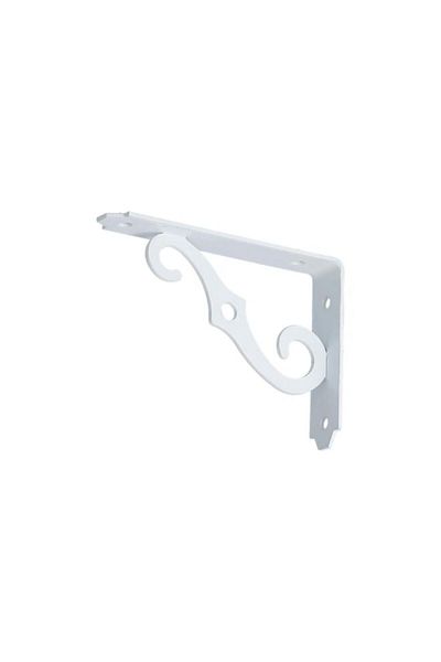 Generic ACE Ornamental Shelf Bracket White 5 x 3.5 Inch
