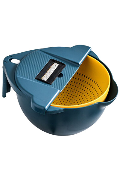 REVOSE 9 in 1 Multifunctional Bowl with 6 Grating Attachments, Peeler Included