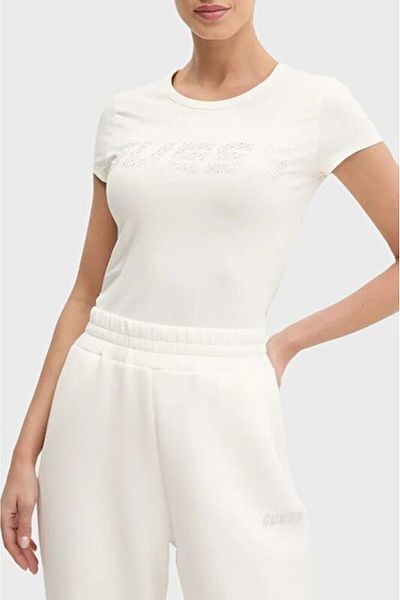 Guess Νέο γυναικείο μπλουζάκι Kiara Active Slim Fit