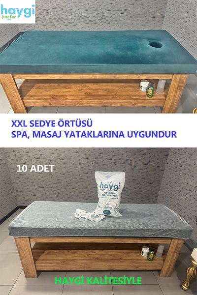 galaksihome Spa and Massage Bed Cover Disposable XXL Stretcher Cover – 10 Pieces 110X280