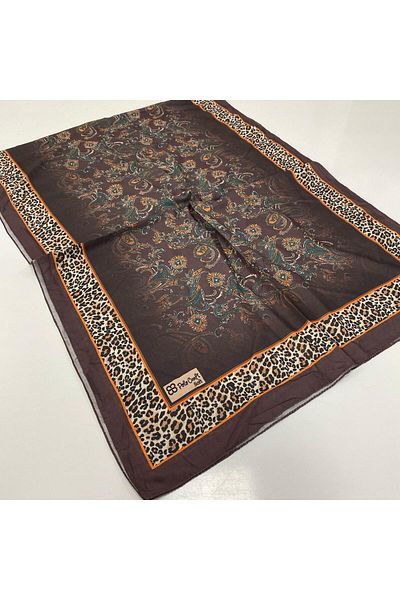 POLO CRAFT Soft Cotton Shawl Etro Pattern Fzy0602