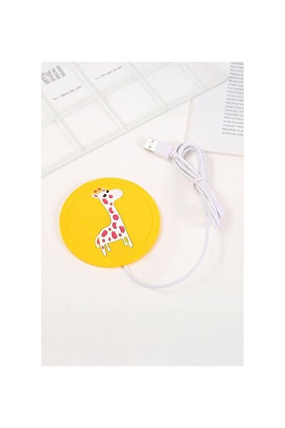 babyozy Usb Silikon Bardak Altı Isıtıcı, Kahve Çay Bitki Çayı Sıcak Tutucu Altlık, Isıtıcı Bardak