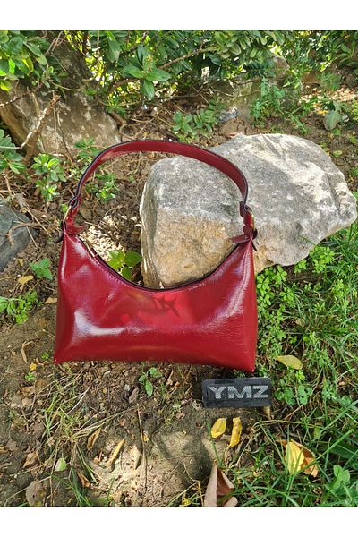 YMZBAG Patent Leather Shoulder Bag