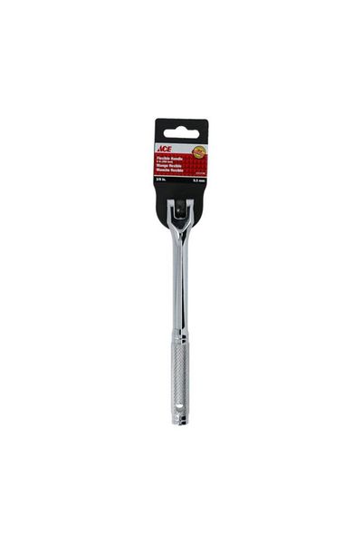 Generic مقبض مرن متين من فولاذ الكروم والفاناديوم من ACE، فضي، 3/8 × 8 بوصة، ACE019-SO12