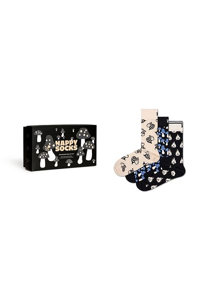 Happy Socks 3-Pack Monochrome Magic Socks Gift Set