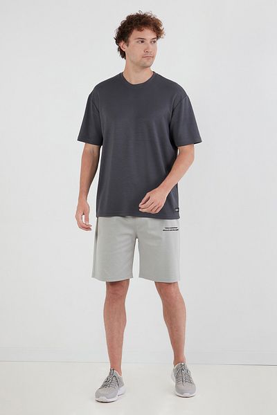 Fulla Moda Basic Crew Neck Combed Cotton T-Shirt