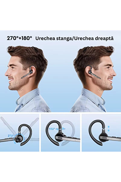 New Bee Căști audio ProDrivers® Bee M53 cu carcasă de încărcare – Bluetooth 5.0, microfon ENC dual, conectivitate