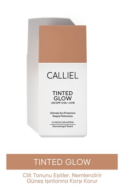 CALLİEL Daily Colored Liquid Sunscreen Light Structure Tone Equalizing +Spf 50 – 02 - 50 ml
