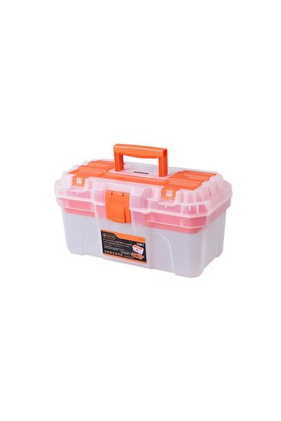 Generic Tactix Plastic Tool Box Assorted Color 16inch 320110