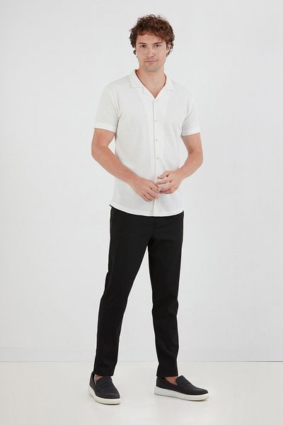 Fulla Moda Βασικό Τρικo Ραμμένο Πουκάμισο