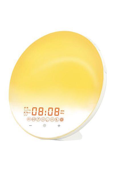 REVOSE Smart LED Lamp, FM Radio with Clock and Alarm, Sunrise & Sunset Simulation