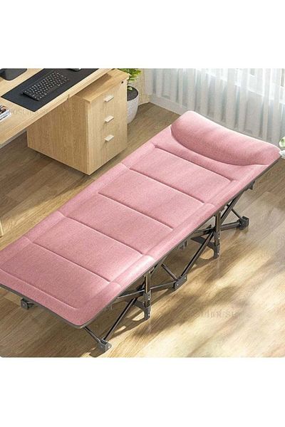 huitich Folding Camping Cots: Your Comfortable Pink Bed Solution for Outdoor Use