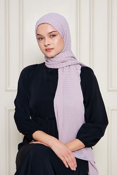 Gigiscarfs Gradient Striped Arya Chiffon Shawl - Mink -