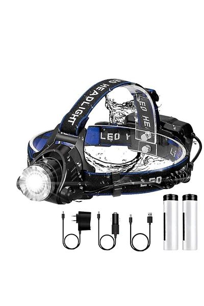 Sofia Concept Sofia CONCEPT® LED Headlamp, IPX4, Aluminum, 2 Batteries, 60° Angle, 90° Rotation