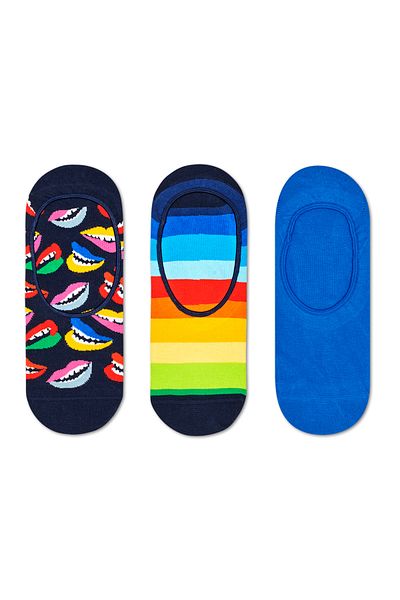 Happy Socks 3-Pack Lips Liner Sock
