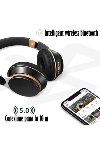 REVOSE Casti True Wireless Stereo Pliabile, Microfon Incorporat, Bluetooth 5.0