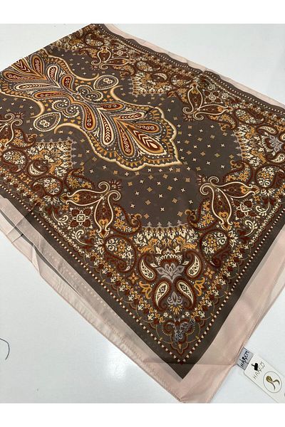 HAREM SCARF Μεταξένιο σάλι με μοτίβο Harem Voile HVD0207