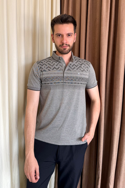 ModaPlaza Чоловіча футболка з коміром-поло 1201