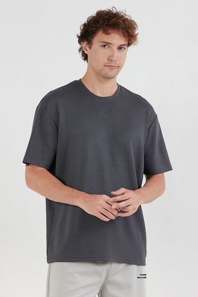 Fulla Moda Basic Crew Neck Combed Cotton T-Shirt