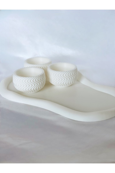 Nova lab Wave 3'lü Set Modern Mumluk