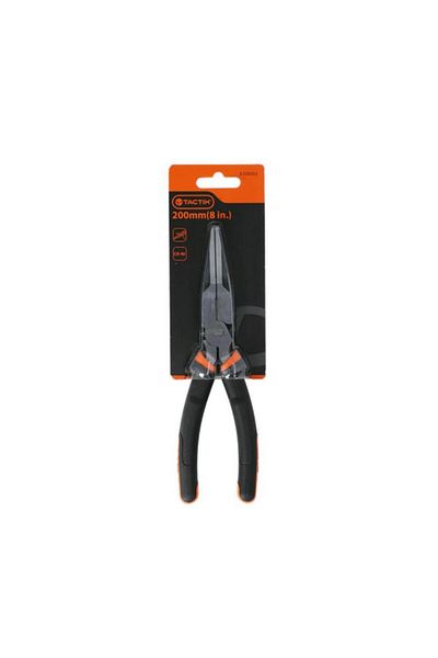 Generic Tactix Durable Chrome-Nickel Steel Long Nose Plier Multicolor 8inch 200003