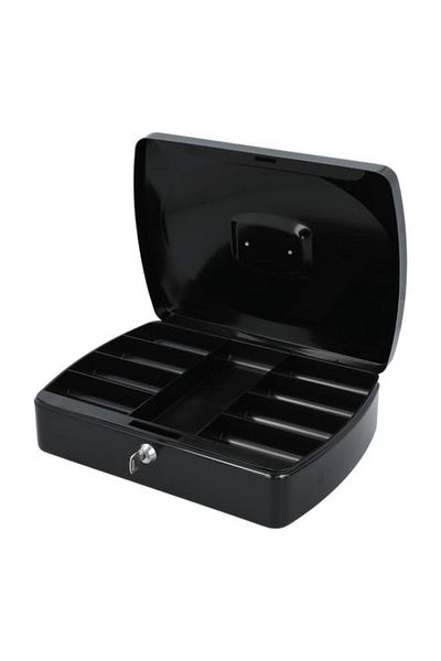 Generic Tactix Metal Cash Box Black 330mm