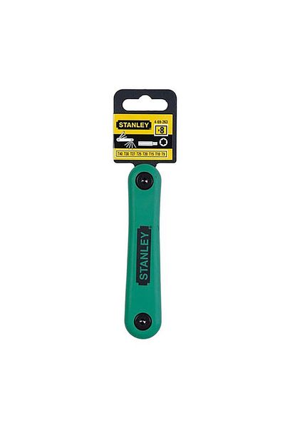 Generic Stanley 8-in-1 Corrosion-Resistant Folding Torx Keys Green and Black 4-69-263