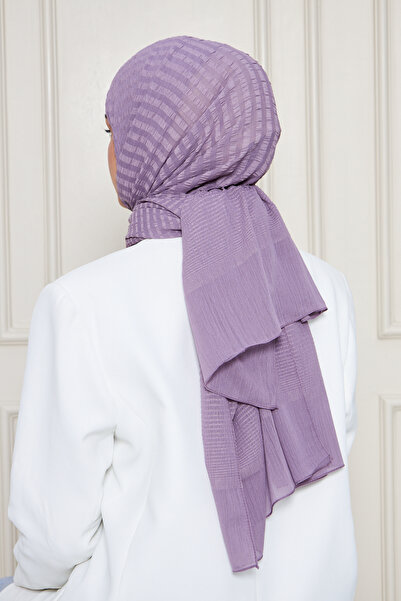 Gigiscarfs Σάλι Arya Chiffon με ντεγκραντέ ρίγες - Λιλά -