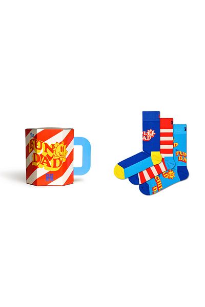 Happy Socks 3-Pack Father Of The Year Socks Gift Set