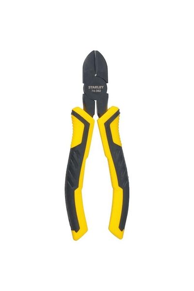 Generic Stanley Dynagrip Corrosion-Resistant Diagonal Cutting Pliers Black and Yellow 150mm STHT0-74362