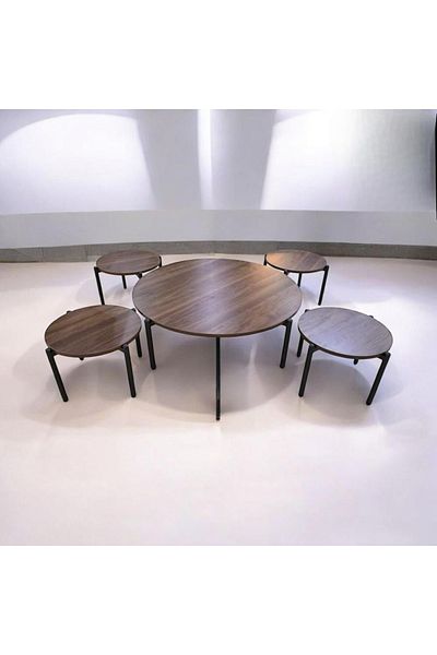 DEC13 Modern and elegant design 4+1 serving table set