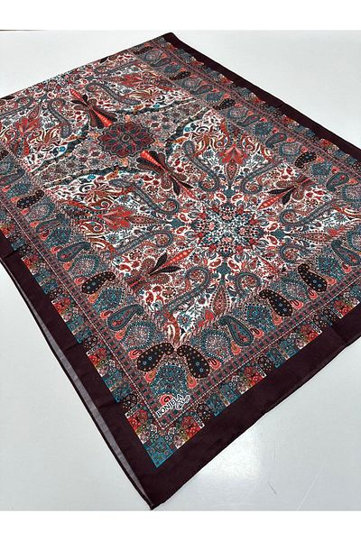 Bonjela Μαλακό βαμβακερό σάλι Etro Pattern LBS1606