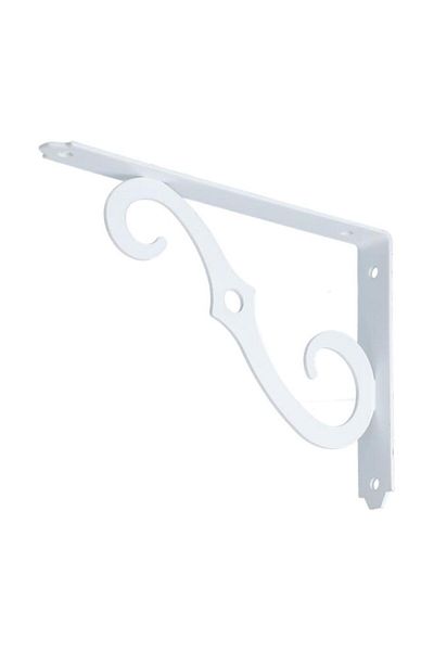 Generic ACE Ornamental Shelf Bracket White 8 x 5.5 Inch