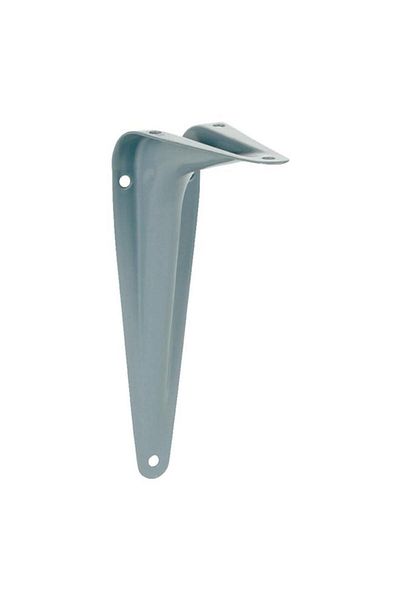 Generic ACE 18-Gauge Wall Mount Decorative Steel Shelf Bracket Grey 4 x 5inch 5294079