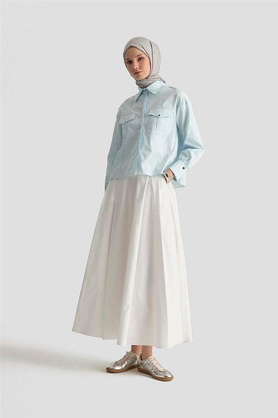 Armine Πουκάμισο Cargo Pocket 25y3741 Baby Blue