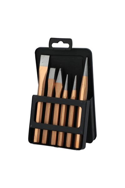 Generic ACE 7-Piece Punch and Chisel Set Multicolor