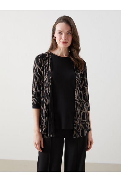 LC Waikiki Crew Neck Patterned Women's Blouse