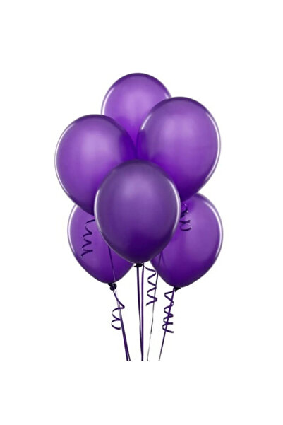 SİHİRLİ AYAKLAR Plain Purple Color 9/A Quality Balloon - 20 Pieces