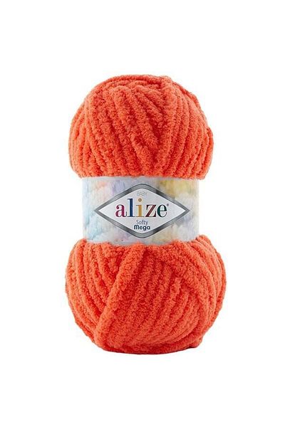 Alize 3 spools of Eliza Softy Mega yarn, color number 421