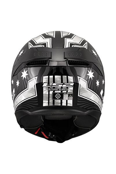 LS2 STREAM 2 GALDAM SİYAH-BEYAZ KASK