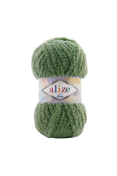 Alize 3 spools of Eliza Softy Mega yarn, color number 485