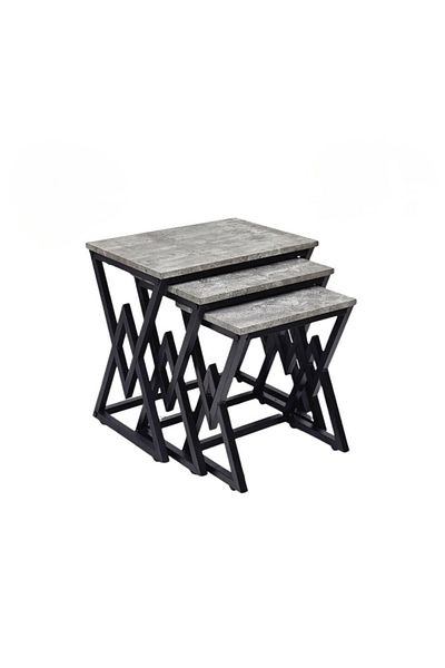 DEC13 A distinctive set of serving tables for your home decor