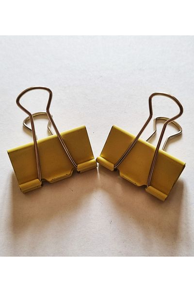 Modellino 24 Binder Clips 41mm Colorful Metal Clamp Peg Clips