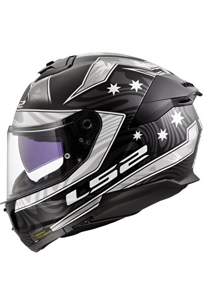 LS2 STREAM 2 GALDAM SİYAH-BEYAZ KASK