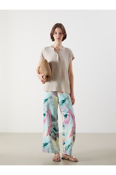 LC Waikiki Kaçık Collar Textured Blouse