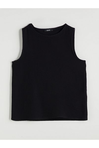 LC Waikiki Crew Neck Muslin Blouse