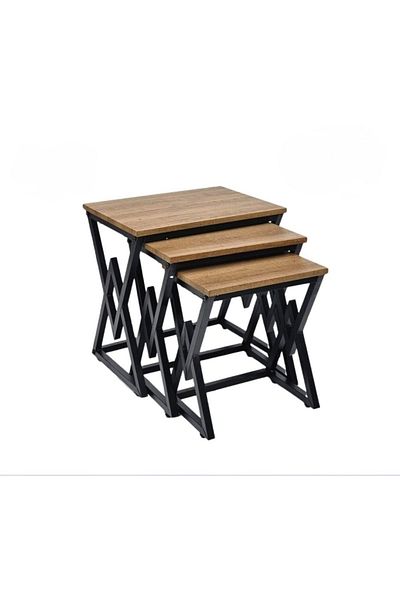 DEC13 A distinctive set of serving tables for your home decor