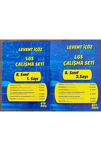 LEVENT İÇÖZ YAYINLARI LGS’ye Önde Başlamak Için Lgs Tüm Dersler Seti 1 ve 2
