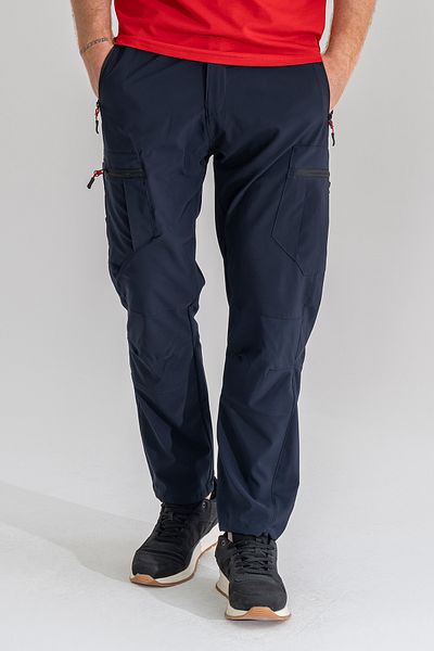 Souris Ανδρικό Navy Blue 6 Pockets Outdoor Tactical Cargo Παντελόνι Lycra Λεπτό ύφασμα